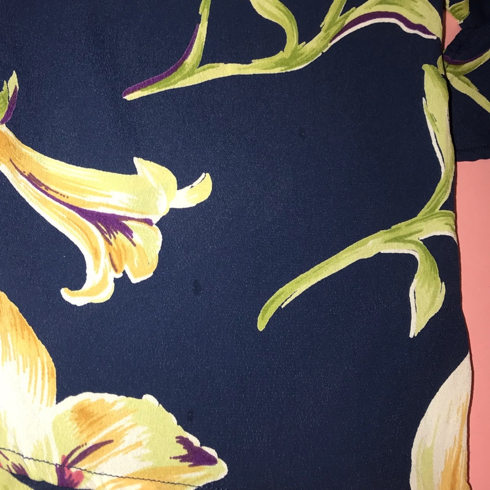 Flynn Skye Strapless Floral Print Jumpsuit size 1 - Picture 4 of 4